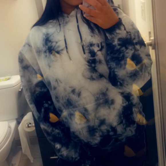 tie dye hoodie fashion nova